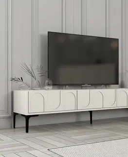 TV stolek Lyon 42 - Cream, Black