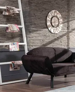 Dvoumístná rozkládací pohovka Genzo - Black