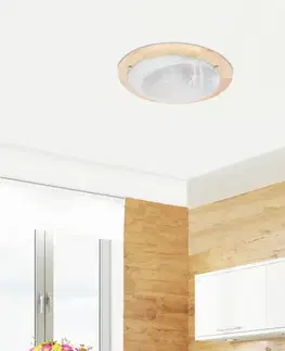 Stropní svítidlo Bambusové stropní svítidlo Dřevěné Standardní 2X60 W E27 Borovice