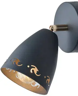 Nástěnná lampa 1X40W E14 černá COTY