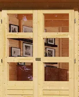 Dřevěný zahradní domek AMBERG 5 Lanitplast
