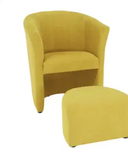 Křeslo s taburetem ROSE Tempo Kondela