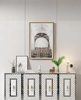 Konzolový stolek Puma 150 - White, Silver