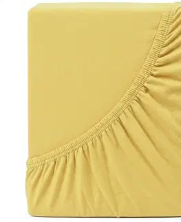 4Home Jersey prostěradlo IDEAL žlutá, 60 x 120 cm, 60 x 120 cm