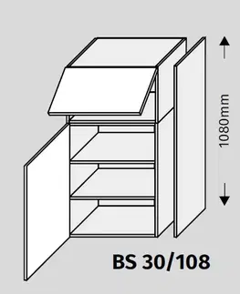 ArtExt Double system BS 30/108 ke kuchyňským linkám Barva korpusu: Bílá