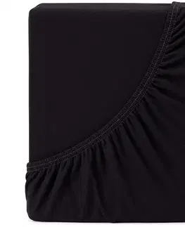 4Home Jersey prostěradlo IDEAL černá, 70 x 140 cm, 70 x 140 cm