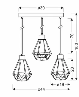 Závěsná lampa PRIMO Candellux