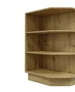 ArtExt Kuchyňská skříňka spodní ukončovací | D6 30 Barva korpusu: Bílá