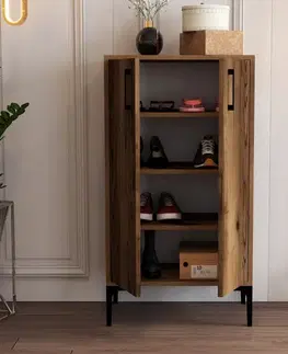 Botník Prag - Walnut