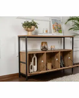 Skříňka Solace Atlantic Pine and Black