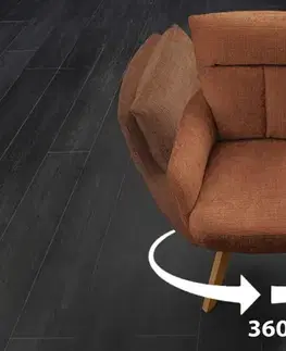 Otočné jídelní křeslo 2 ks GYES Dekorhome