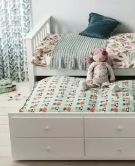 Postel s přistýlkou a úložným prostorem AUSTIN NEW bílá Tempo Kondela