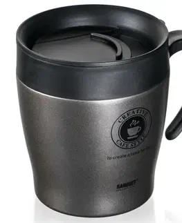 Banquet Termohrnek cestovní TAZZA 330 ml, antracit