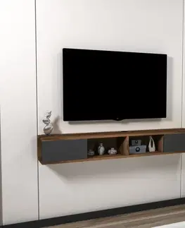 TV stolek Mayer - Light Walnut, Anthracite