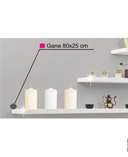 Nástěnná polička GANA 80x25 Tempo Kondela