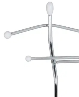 Němý sluha 82646 WT chrom/bílá, 118 cm