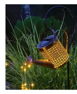 Aldotrade Lampa solární Konev, 37 LED, teplá bílá
