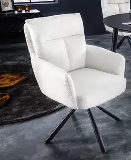 Otočné jídelní křeslo 2 ks GYES Dekorhome