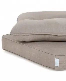 Zahradní sedací souprava 9 ks GH3465 umělý ratan / látka / sklo