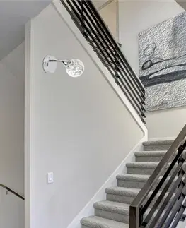 LED SMD nástěnná lampa BOLO CHROM