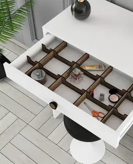 Kosmetický stůl Lizbon White