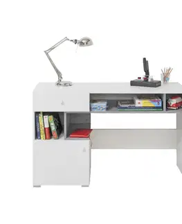 Meblar Psací stůl SIGMA SI10 Barva: beton/bílá/dub