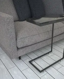 Odkládací stolek Callen Black Marble