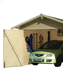 Přístřešek na auto 297 x 447 cm smrk Dekorhome
