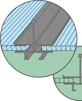 Skleník VITAVIA TARGET 6200 polykarbonát Dekorhome