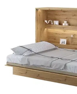 Dig-net nábytek Sklápěcí postel Lenart BED CONCEPT BC-05 dub artisan | 120 x 200 cm