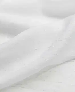 Homede Záclona Kresz Loops, bílá, 140 x 290 cm
