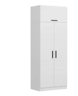 Šatní skříň Kale White - 2219