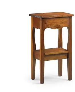 Estila Koloniální telefonní stolek M-Vintage z masivního mahagonového dřeva hnědé barvy 74cm