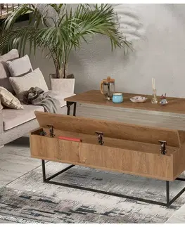 Konferenční stolek Est Walnut and Black