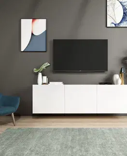 Televizní stolek White
