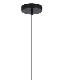 Závěsná stropní lampa 1X60W E27 šedá + chrom PATCH
