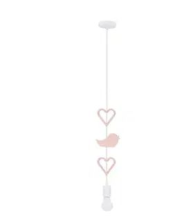 Dětská závěsná lampa HEARTS 1xE27 Candellux
