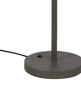 Stolní lampa šedožlutá s vypínačem Falun LEDEA