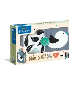 Clemmy baby Dětská knížka, černo-bílá