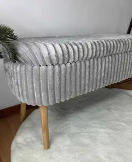 Lavice s úložným prostorem OSLO LINEN TOSCANO