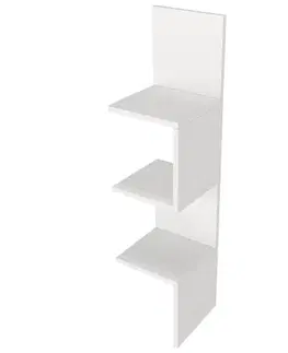 Nástěnná police Corner - White