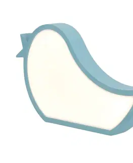 Stolní lampa Bird pro děti LED IQ Kids modrá