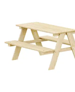 Dětský piknikový stůl lak