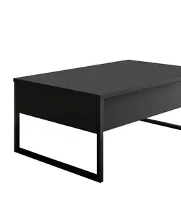 Konferenční stolek Luxe Anthracite and Black