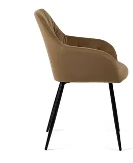 Jídelní židle BOUDOIR taupe, 2 ks