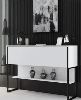 Komoda Luxe - Black, White