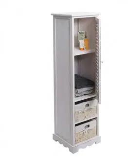 Vysoká koupelnová skříňka H20