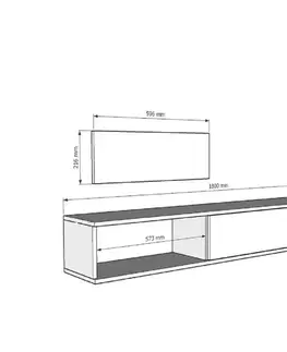 TV stolek Zuzu 180 - White