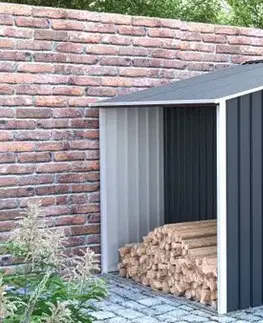 Zahradní domek s přístřeškem LUKE A2 Dekorhome Rojaplast