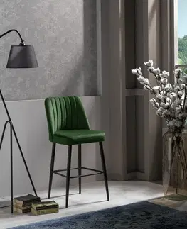 Sada barových židlí Vento Green and Black, 2 ks, 2 ks